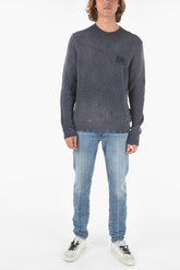 vintage effect crew-neck K-KENTUCKY sweater